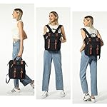 LOVEVOOK Laptop Backpack for Women Work Travel Backpack Purse, Commuter Business Computer Bag Teacher Nurse Bags, College School Backpack Student Bookbag with Multi-Pockets, 15.6 Inch, Black-brown - Image 2