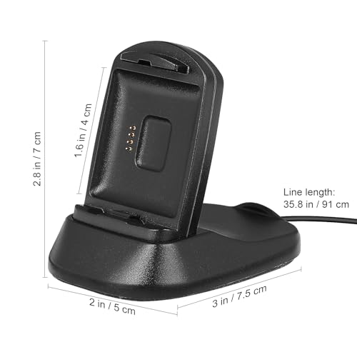 Image of UKCOCO Compatible for Fitbit Blaze Charging Dock, Replacement Charging Stand Station Cradle Holder with USB Cable Compatible for Fitbit Blaze Smart Watch Accessories