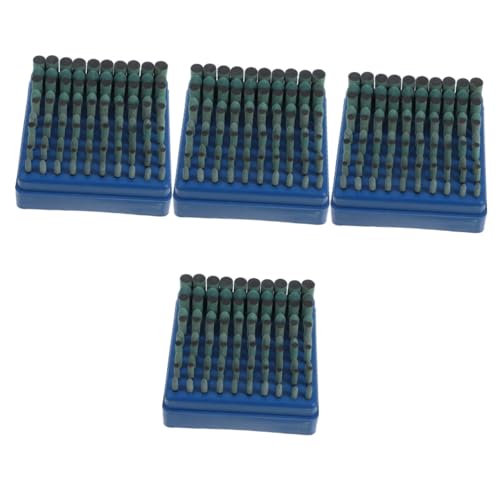 BUGUUYO 4 Sets Grinding Bits for Plastic Sanding Polishing Wheels for Drill Grinder Abrasive Stone