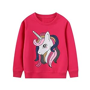 JinBei Sweatshirt Voor Baby Meisjes Kinderen Trui T-Shirt Lange Mouwen Casual Katoen Leuke Cartoon Animal Tops, T-Shirts…