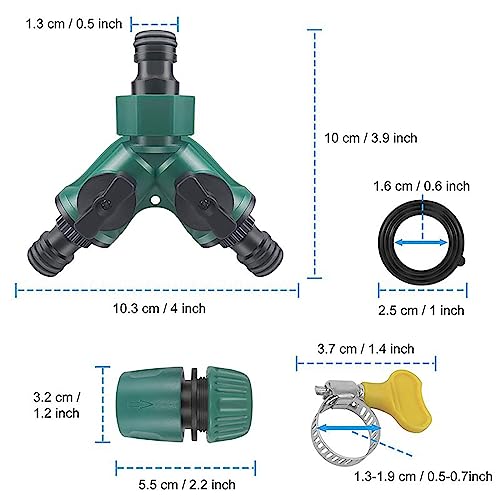 RoseFlower Garden Hose Splitter Y Way Heavy Duty - Image 4