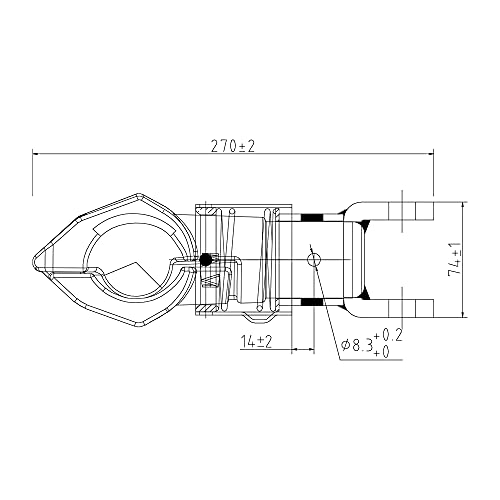 2-5/16" Adjustable Trailer Coupler With Trigger Latch Sae Class Iv 12500 Lb For Towing Rv, Boat, Camper (Black) (12500Lbs 2-5/16") #TOP5