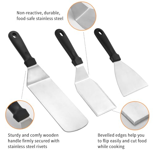Kit de accesorios para parrilla de acero inoxidable 5 piezas miniatura 3