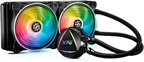 Amazon | XPG LEVANTE 240 簡易水冷CPUクーラー ARGB 発光 120mm