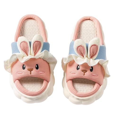 Outdoor Slippers for Women Fluffy House Slippers Open Toe Soft Thick Memory Foam Slippers Non-slip Comfy Fuzzy Indoor Shoes
