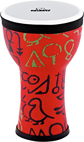 Nino Percussion NINO-EMDJ-PS Elements Mini Synthetic Djembe, Pharaoh's Script, inch