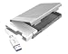 ineo USB 3.0 Tool-free External Hard Drive Enclosure for 2.5 inch 9.5mm & 7mm SATA HDD SSD with UASP Supported and Screwless [T2578]