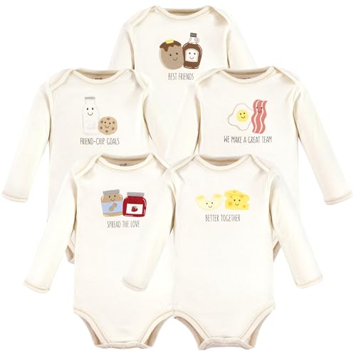 Image of Touched by Nature unisex-baby Organic Cotton Long-sleeve Bodysuits