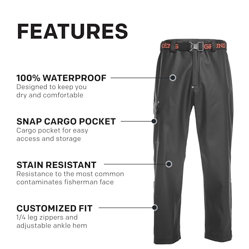 Grundens Men’s Neptune Fishing Pants | Waterproof, Breathable4