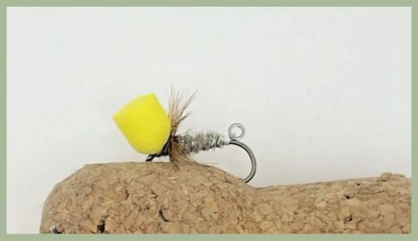 Barbless Suspender Dink trout flies, Hares Ear, choice of size and quantity, Best Suspender flies, Emergers Fly Fishing (3, 12)