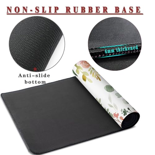 Tapis de bureau gaming rose grand format pour optimiser votre setup setup informatique