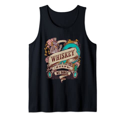 Whisky divertido me ayuda a bailar camisa, Whisky Skelton Cigar Camiseta sin Mangas