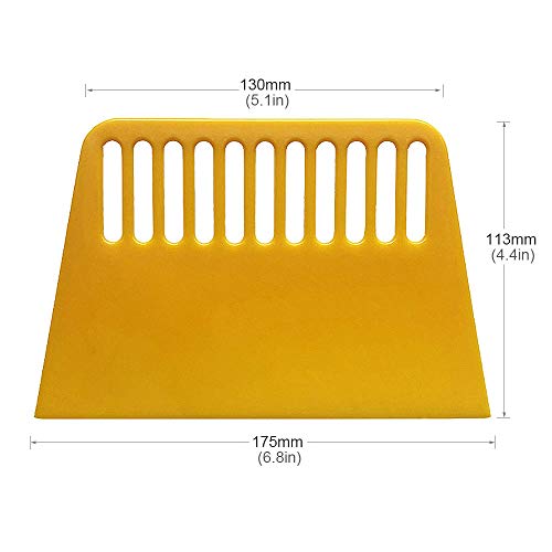 Gift2U Screen Printing Kit, Starter Kit, 10 x 14 Inch Wood Silk Screen Printing Frame with White Mesh, Screen Printing Squeegees, Plastic Scraper, Waterproof Inkjet Transparency Film - Thumbnail 4