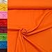 Produktbild MAGAM-Stoffe Sophie Baumwollstoff Uni 100% Baumwolle Oeko-Tex Meterware 50cm (05. Orange)