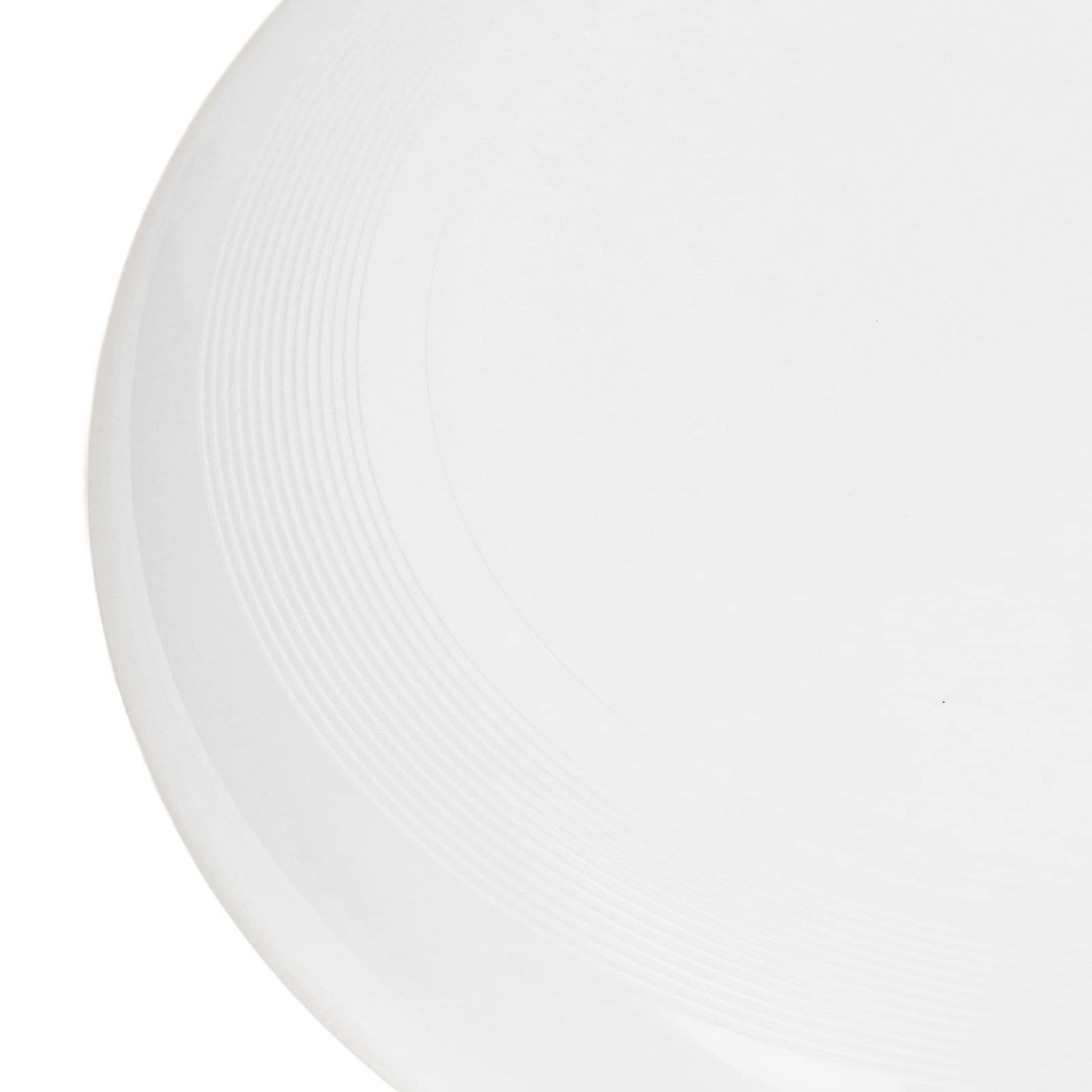 Disque de sport Ultimate - 27 cm - Design aérodynamique durable - Professionnel - Pour gazon - Blanc