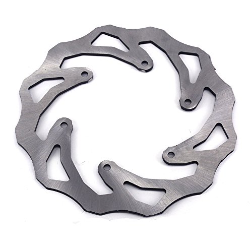 JFG Racing Disco de Freno Trasero Redondo de 220 mm de Acero Inoxidable Rotores - K.T.M XC XCR XCF XCF XCRF MXC EXC EXCF SX SXF SXS EXC125 XC200W XC250W MXC200 SX150 SXS125 GS125 MXC450 SMR450