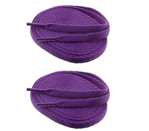Image of SHOESHINE Sports & Sneakers Shoe Laces - 2 Pairs Set Flat Shoelace for Men & Women