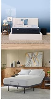 Serta Adjustable Bed Frame with Mattress