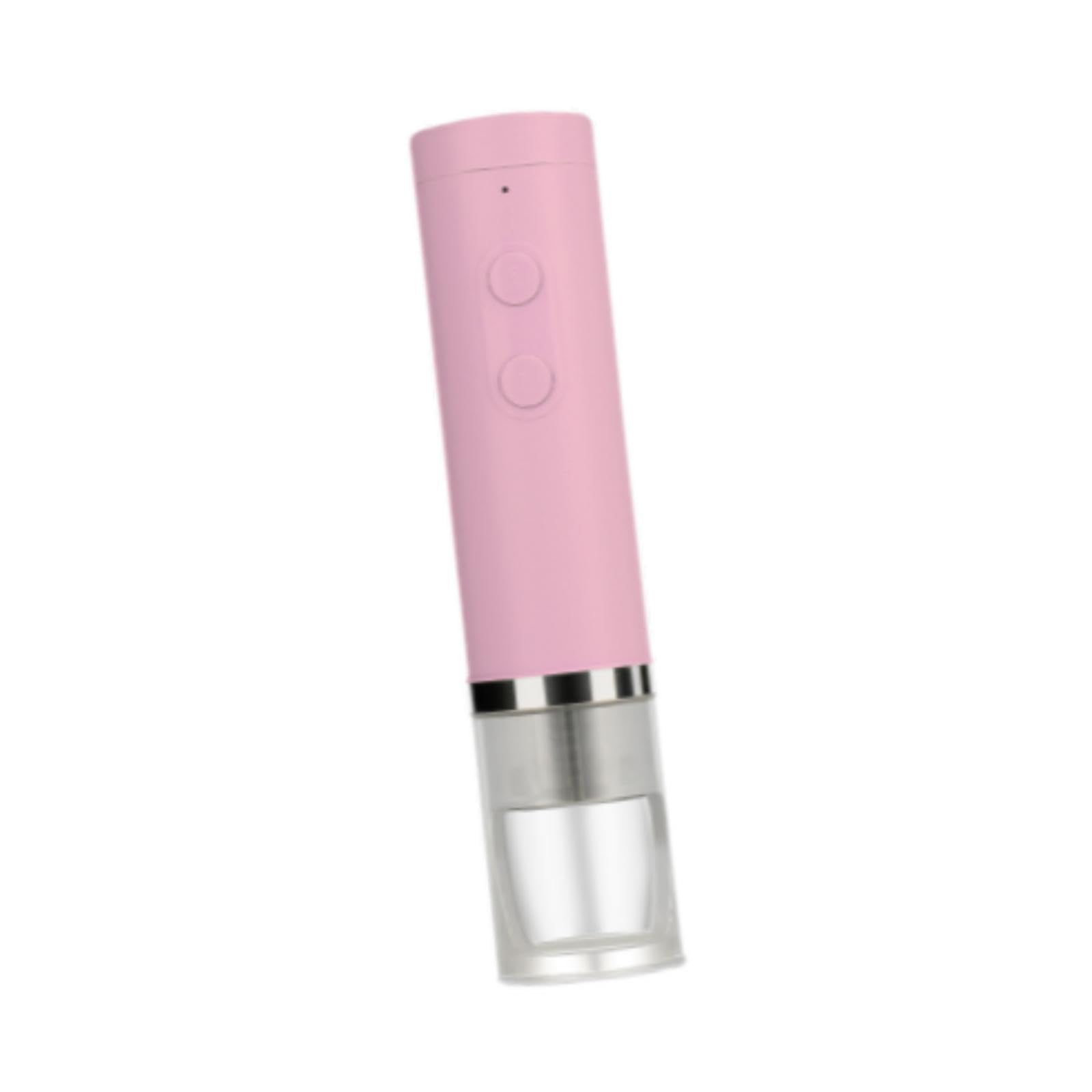 Casse-noix Électrique Ouvre-noix Automatique Décortiqueur Multifonction pour Noix Noisettes Pignons Mécanisme Puissant Matériau PP USB, Rose