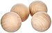 Rayher 6252500 Rohholz-Kugeln, ungebohrt, 30 mm ø, 4 Stück, Buchenholz, Holzkugeln ohne Loch, zum Basteln und Bemalen, beige und Buch günstig Kaufen-Rayher 6252500 Rohholz-Kugeln, ungebohrt, 30 mm ø, 4 Stück, Buchenholz, Holzkugeln ohne Loch, zum Basteln und Bemalen, beige