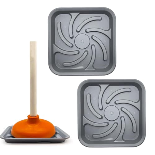 Xinhuju Servitore dello stantuffo del gabinetto - vassoio per asciugatura ad aria per stantuffo, forniture per il bagno per lavello | per la casa per asciugatura rapida, stoccaggio organizzato dello