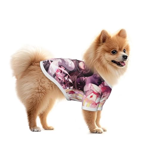 犬服 犬用Tシャツ 魔法少女まどかマギカ 小型犬 タンクトップ ペット 犬 猫服 かわいい シャツ ドッグウェア 洋服 可愛い 子犬 チワワ 服 脱毛保護 お散歩