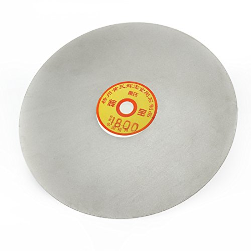 Sourcingmap 250mm 10-inch Grit 1800 Diamond Coated Flat Lap Disk Wheel Grinding Sanding Disc - Image 3