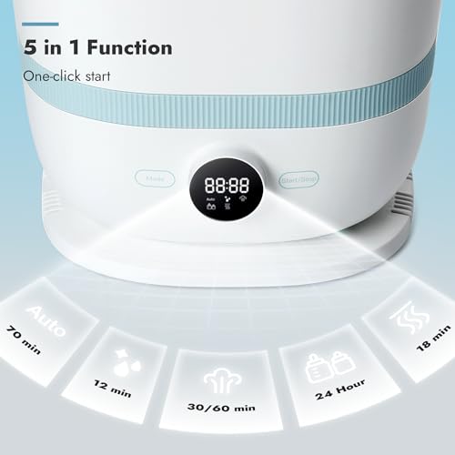 Image of Papablic 6-in-1 Baby Bottle Sterilizer and Dryer Pro