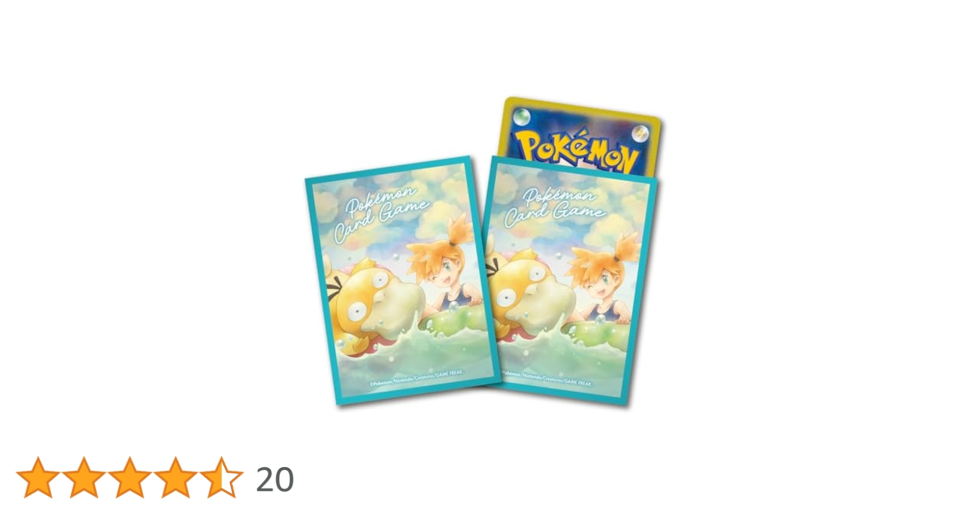 【新品未開封】ポケモンカードゲーム デッキシールド スリーブ コダック&カスミ 41YO9o6tIrL.jpg_BO30,255,255,