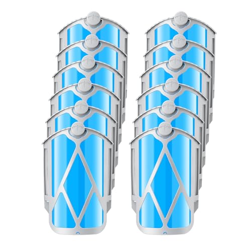 UBeesize 12 Pack Insect Trap Refill Cartridges 2026 Upgraded Strong Adhesive Refills for Indoor Plug-in Bug Traps Compatible with M364 and Max Devices Easy to Replace and Long Lasting