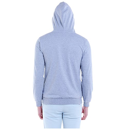 Image of Campus Sutra Men's Regular Fit Zipper Sweatshirt with Hoodie for Winter Wear | Full Sleeve | Cotton Sweatshirt | Casual Sweatshirt for Men|Western Stylish Sweatshirt for Man