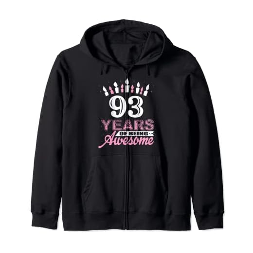 Camisetas de cumpleaños 93 años para mujer, regalo de vela Sudadera con Capucha