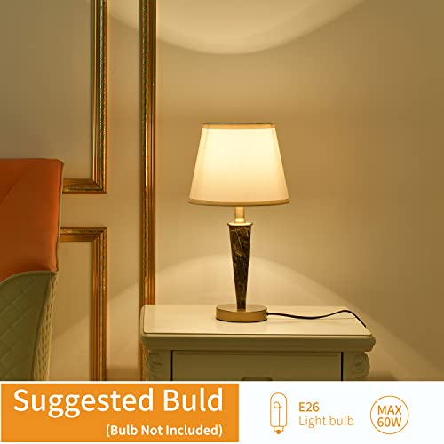 Smeike 3 Pack Vintage Lamp Set, 2 Table Lamps And 1 Floor Lamp, 3-Piece Bedside Lamp, Nightstand Lamp And Floor Lamp Set For Living Room Bedroom #TOP7