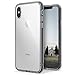 Apple iPhone X Case Ringke [FUSION] Crystal Clear Minimalist Transparent PC Back TPU Bumper [Drop Protection] Scratch Resistant Natural Shape Protective Cover for Apple iPhone X - Smoke Black