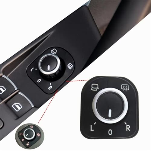 Commande de rétroviseur bloquée ? Bouton de rechange pour Jetta Golf - 6