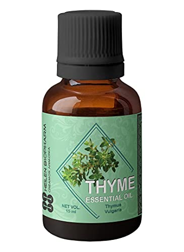 Image of Heilen Biopharm Thyme Essential Oil For Anti-Bacterial & Improve Skin Health - 15 mL Bottle Pack of 1