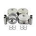 DNJ P802.20 Oversize Piston Set for 2005-2009 Audi, Volkswagen A3, A4, A4 Quattro 2.0L L4 16V DOHC 1984cc