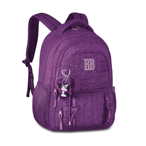 Mochila de Costas Rebecca Bonbon Sweet Dreams RB27006 Escolar Juvenil Grande (Lilás)