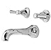 Newport Brass 3-1205 Metropole Double Handle Tub Faucet Trim with Metal Lever Ha, Flat Black