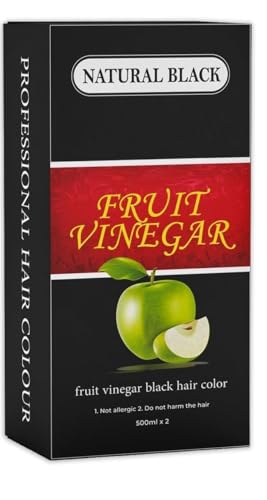 Image of VIGIRI fruit vinegar Ammonia Free 10 Minutes Hair Color Colour Gel A + B Black /Natural Black Pack of 2 (pack of 2)