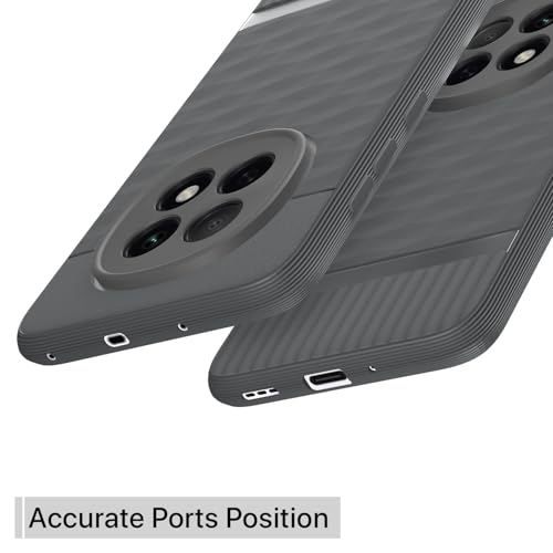Image of Pikkme Back Cover for Oppo F29 5G Camera Protection 3D Hexa Cube Design Silicone Protective Bumper Case (Grey)