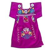 bordados mexicanos para servilletas  OTOMI MEXICO - Vestido Frida Kahlo niñas- Vestido Verano para niñas - Talla 12 meses - Mexicano niñas - Vestido Mexicano bordado -Vestido fiesta Mexicana - Vestido México