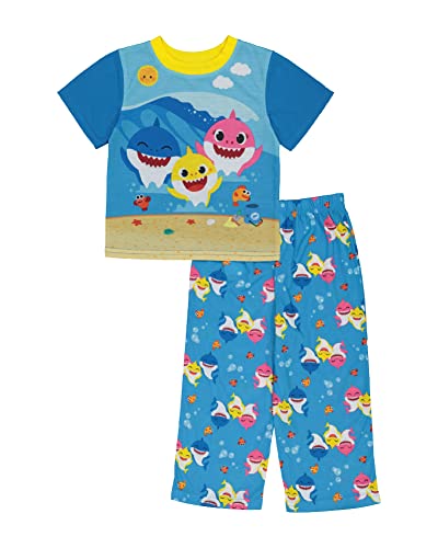 Image of Nickelodeon Boys' Spongebob Squarepants 4-Piece Cotton Pajama Set
