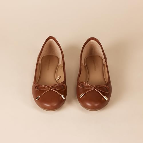 Image of Amazon Essentials Women's Comfortable Round Toe Ballet Flats with Bow