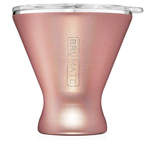 BrüMate MargTini Roségold Martini Tumbler mit Deckel