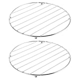 iplusmile Salvamanteles de Acero Inoxidable 2 Piezas, Soporte Redondo Resistente...