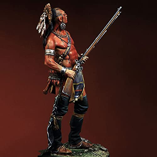 Figura de resina Ancient Man 1:18 sin pintar sin armar miniatura 2