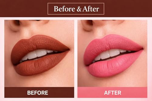 Image of Grace Heaven Matte Lipstick, Long Lasting, Smudge-Proof, Lightweight Formula, Bullet Lipstick (pink)