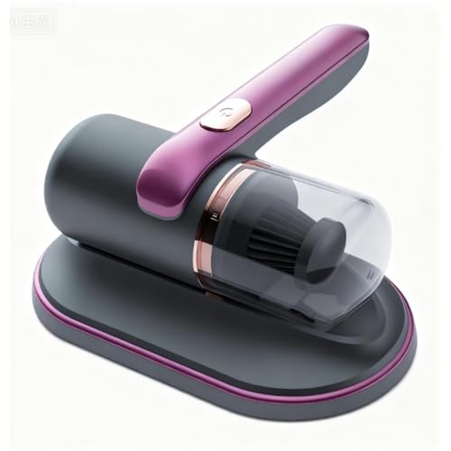 Kovwenz キルトクリーナー、キルト掃除機、ダニ除去、小型掃除機、パワフル、効率的、お手入れ簡単、保護プレート付き、コンパクト、軽量、ホコリ、花粉、ダニ除去、キルト、マットレス、ソファ、車 コールドパープル (コールドパープル,11.5*24*3.5C