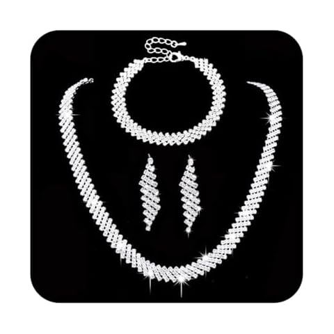 Ushiny Parure de bijoux de mariage Cover